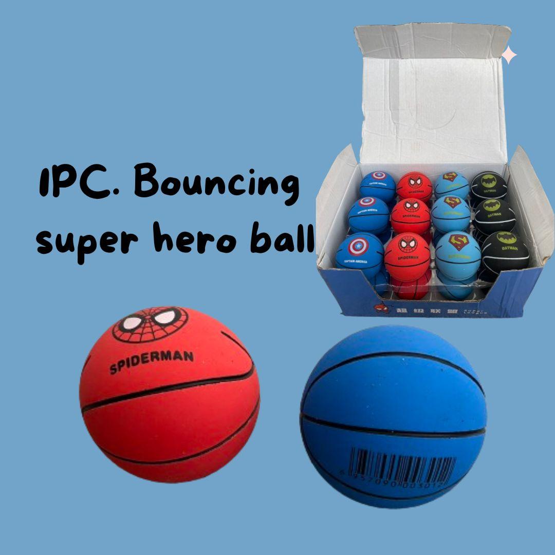 1pc. bouncing super hero basketball