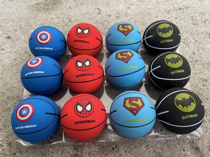 1pc. bouncing super hero basketball