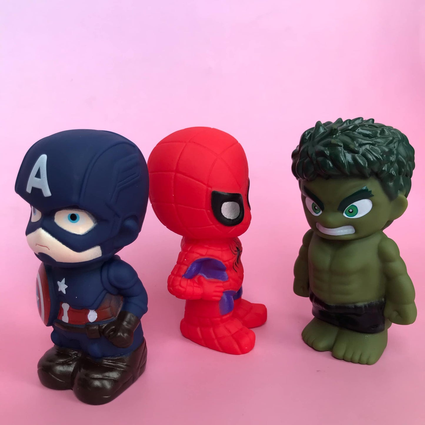 3in1 super hero squishy toy pack